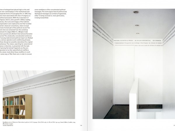 Selection from the catalogue "Art & Language Uncompleted. The Philippe Méaille Collection", pages 146 and 147
