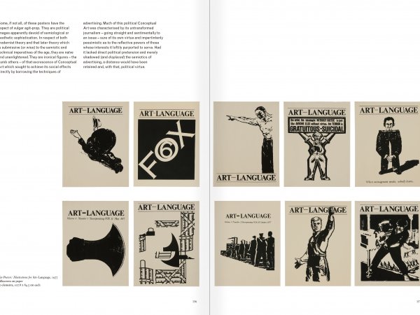 Selection from the catalogue "Art & Language Uncompleted. The Philippe Méaille Collection", pages 156 and 157