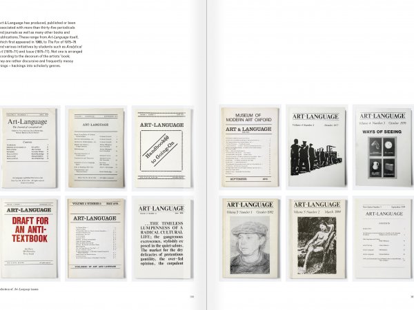 Selection from the catalogue "Art & Language Uncompleted. The Philippe Méaille Collection", pages 180 and 181