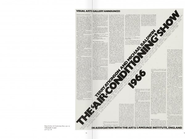 Selection from the catalogue "Art & Language Uncompleted. The Philippe Méaille Collection", pages 78 and 79