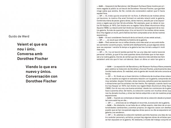 Publication With A Probability Of Being Seen Dorothee And Konrad Fischer Archives Of An Attitude Macba Museu D Art Contemporani De Barcelona