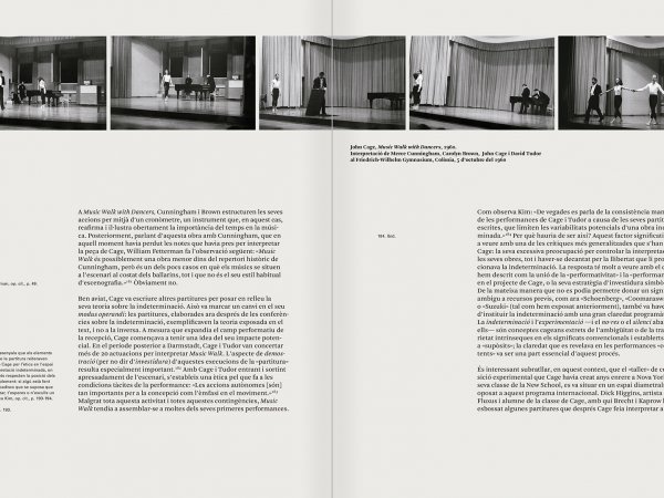 Selecció del catàleg "L'anarquia del silenci. John Cage i l'art experimental" pàgines 106 i 107