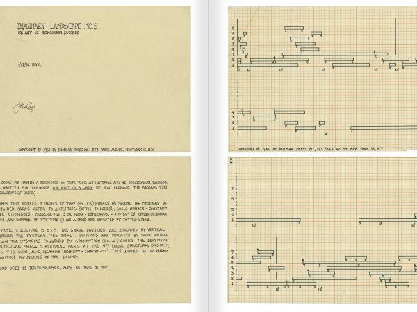Selecció del catàleg "L'anarquia del silenci. John Cage i l'art experimental" pàgines 156 i 157