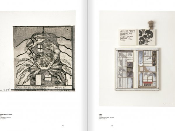 Selecció del catàleg "Ray Johnson. Please Add To & Return" pàgines 28 i 29