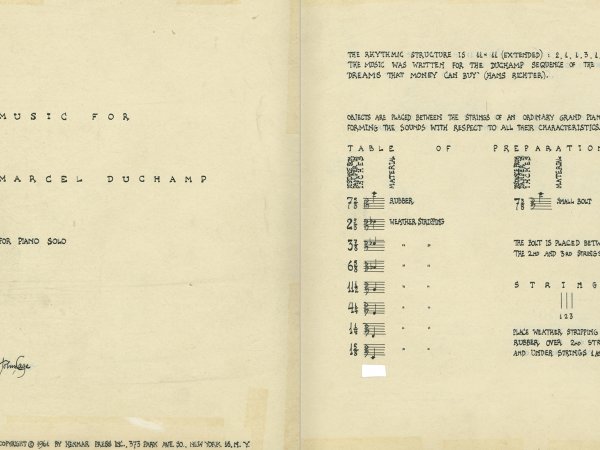 Selecció del catàleg "L'anarquia del silenci. John Cage i l'art experimental" pàgines 46 i 47