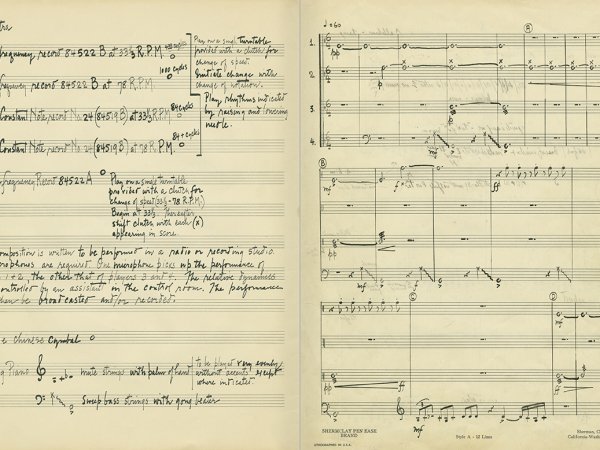 Selecció del catàleg "L'anarquia del silenci. John Cage i l'art experimental" pàgines 6 i 7