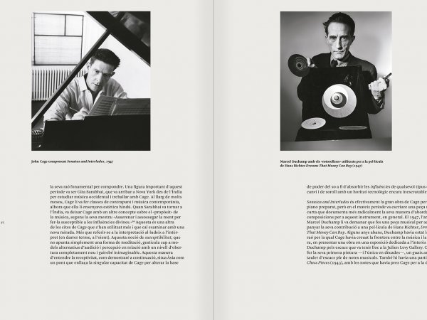Selecció del catàleg "L'anarquia del silenci. John Cage i l'art experimental" pàgines 70 i 71