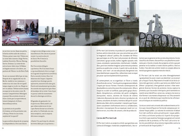 Selection from the catalogue 'Nomeda & Gediminas Urbonas. Devices for action', pages 74 and 75