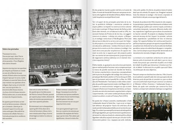 Selection from the catalogue 'Nomeda & Gediminas Urbonas. Devices for action', pages 94 and 95