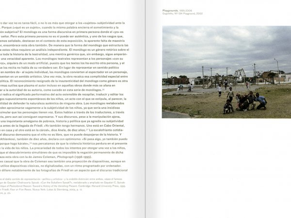 Selection from the catalogue 'Peter Friedl: Work 1964-2006', pages 102 and 103