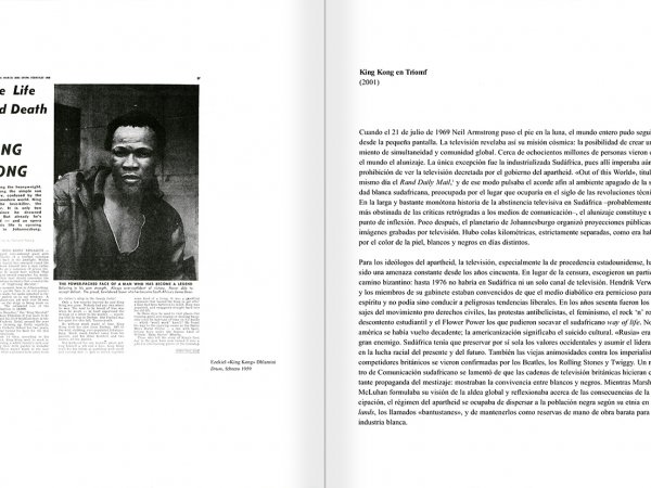 Selection from the catalogue 'Peter Friedl: Work 1964-2006', pages 236 and 237