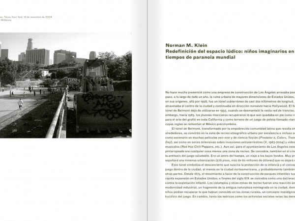 Selección del catálogo "Peter Friedl: Obra 1964-2006" páginas 288 y 289