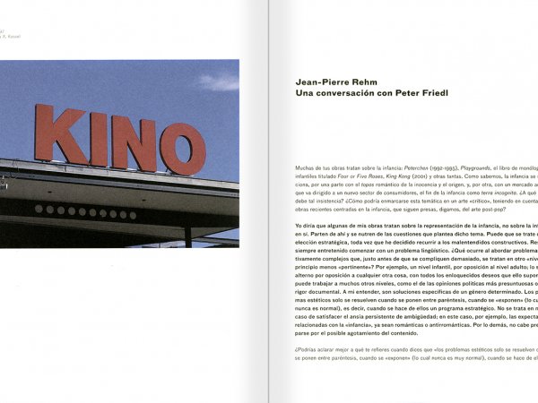 Selection from the catalogue 'Peter Friedl: Work 1964-2006', pages 64 and 65