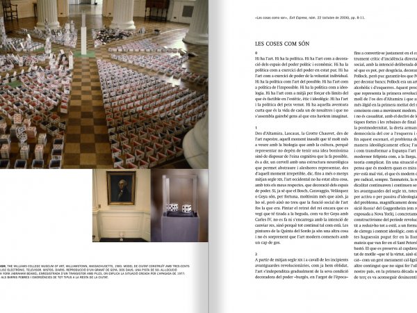 Selection from the catalogue 'Francesc Torres. Da capo', pages 150 and 151