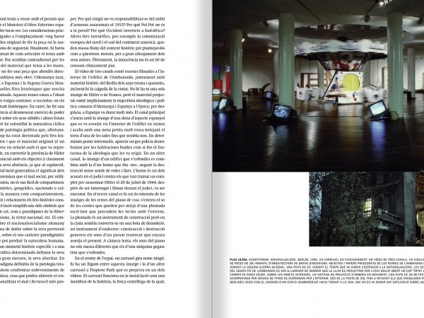 Selection from the catalogue 'Francesc Torres. Da capo', pages 62 and 63