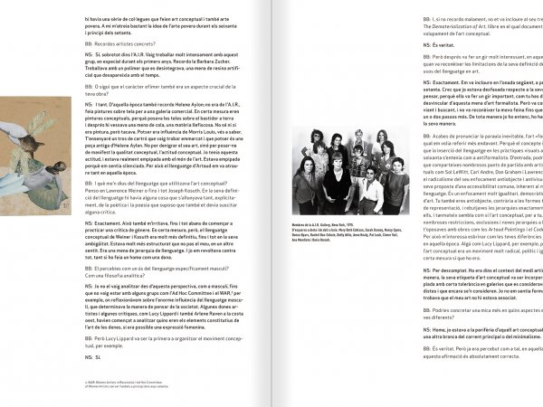 Selecció del catàleg "Nancy Spero. Dissidanses" pàgines 96 i 97