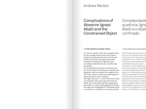 Selection from the catalogue 'Ignasi Aballí. 0-24 h', pages 116 and 117