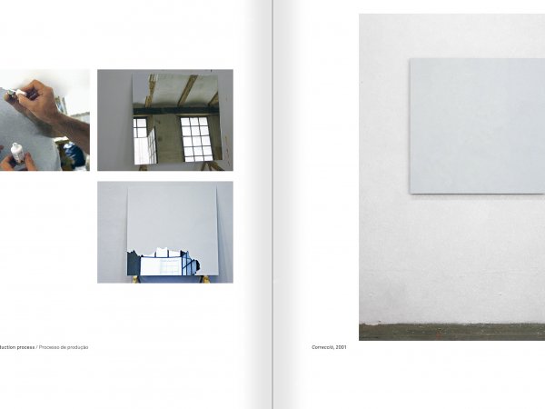 Selection from the catalogue 'Ignasi Aballí. 0-24 h', pages 184 and 185