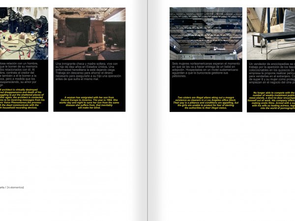 Selection from the catalogue 'Ignasi Aballí. 0-24 h', pages 82 and 83