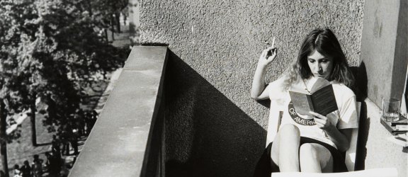 Sanja Iveković "Triangle 2000+", 1979. Photograph (1 from a series of 4) Collection of Moderna galerija, Ljubljana