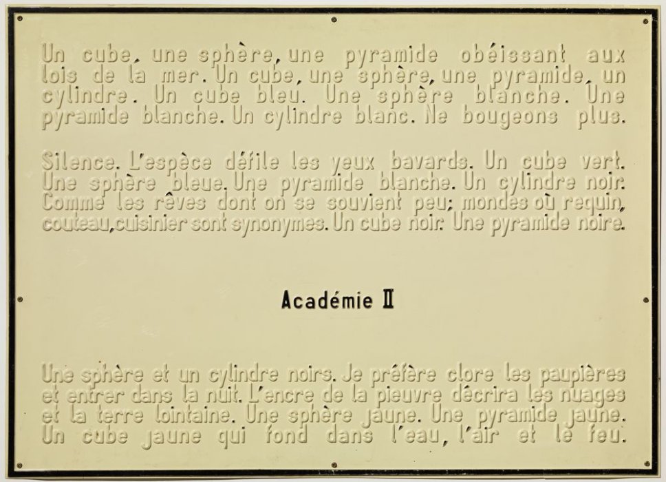 Academie Ii Broodthaers Marcel Macba Museu D Art