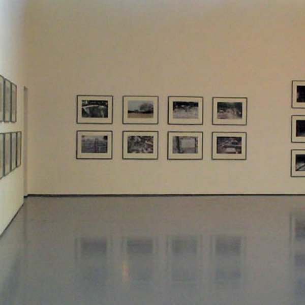 Installation of 'Trackers' within the exhibition 'Ahlam Shibli. Goter and Trackers' at Dundee Contemporary Arts, Dundee, 2007 