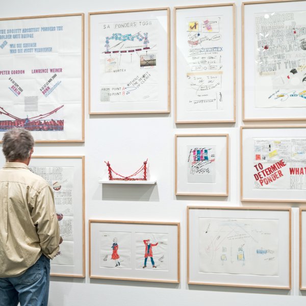 Lawrence Weiner. WRITTEN ON THE WIND