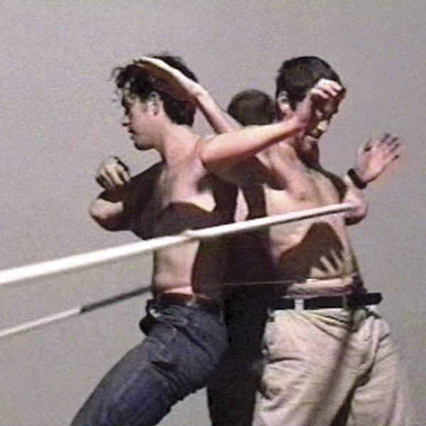 Sigalit Landau "Three Men Hula", 1999