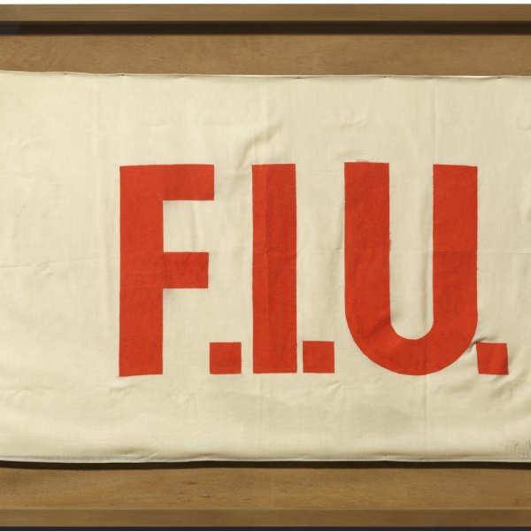 Joseph Beuys "F.I.U. Flag", 1985