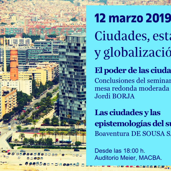 Seminari “Ciutats, estat i globalització”