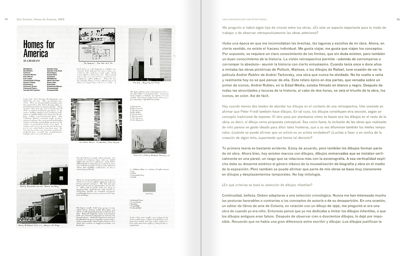 Selection from the catalogue 'Peter Friedl: Work 1964-2006', pages 74 and 75