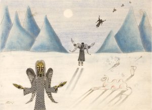 Joan Ponç, Àngels, 1951