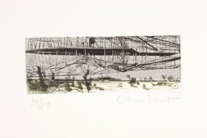 Constant, Paysage avec secteurs, 1970