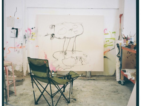 Vistas del estudio de Marria Pratts. Cortesía de la artista.
