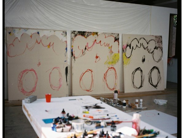 Vistas del estudio de Marria Pratts. Cortesía de la artista.