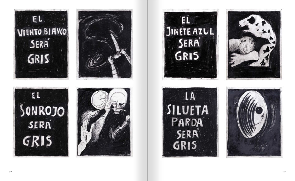 Selecció del catàleg "Günter Brus. Quietud nerviosa a l'horitzó" pàgines 276 i 277