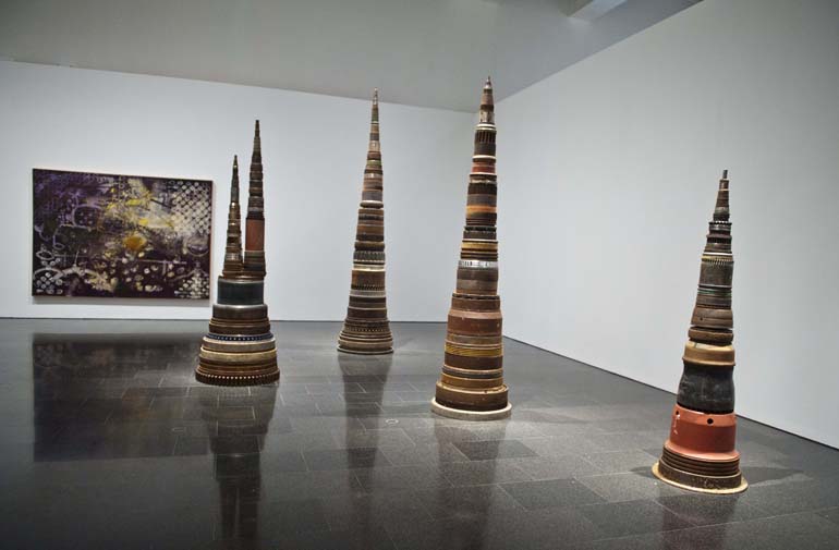 'Volume! Works from the Collections of the ”la Caixa” Exhibition views, Foundation and MACBA' 2011-2012