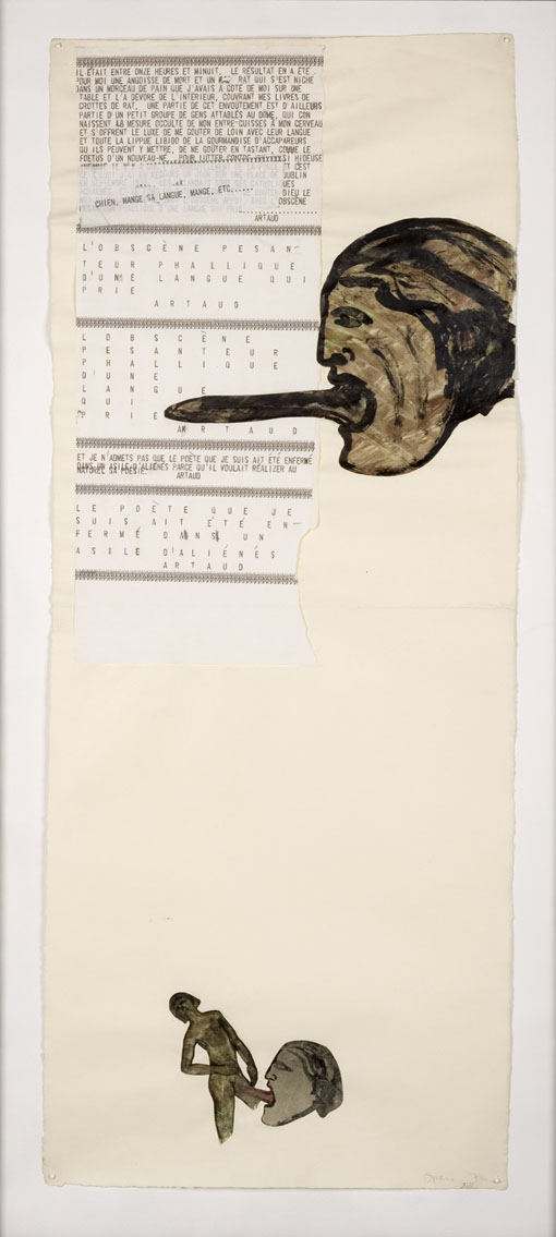 Nancy Spero "Codex Artaud XVII" 1972