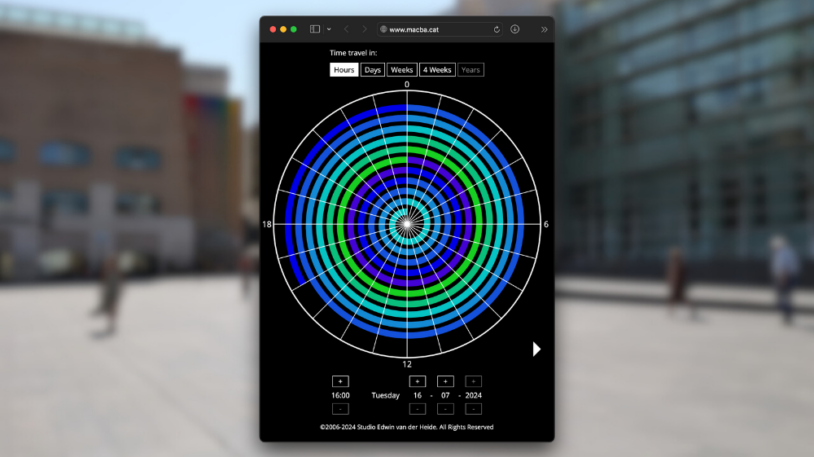 Espiral del temps - Plaça dels Àngels - MACBA