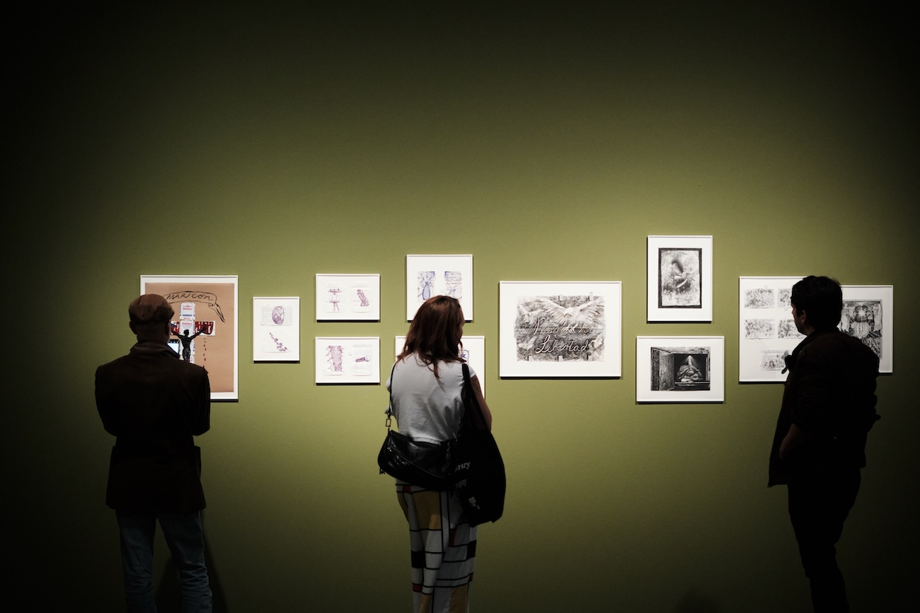 Views of the exhibition "Coco Fusco I Learned to Swim on dry land"2025. Photo: Miquel Coll