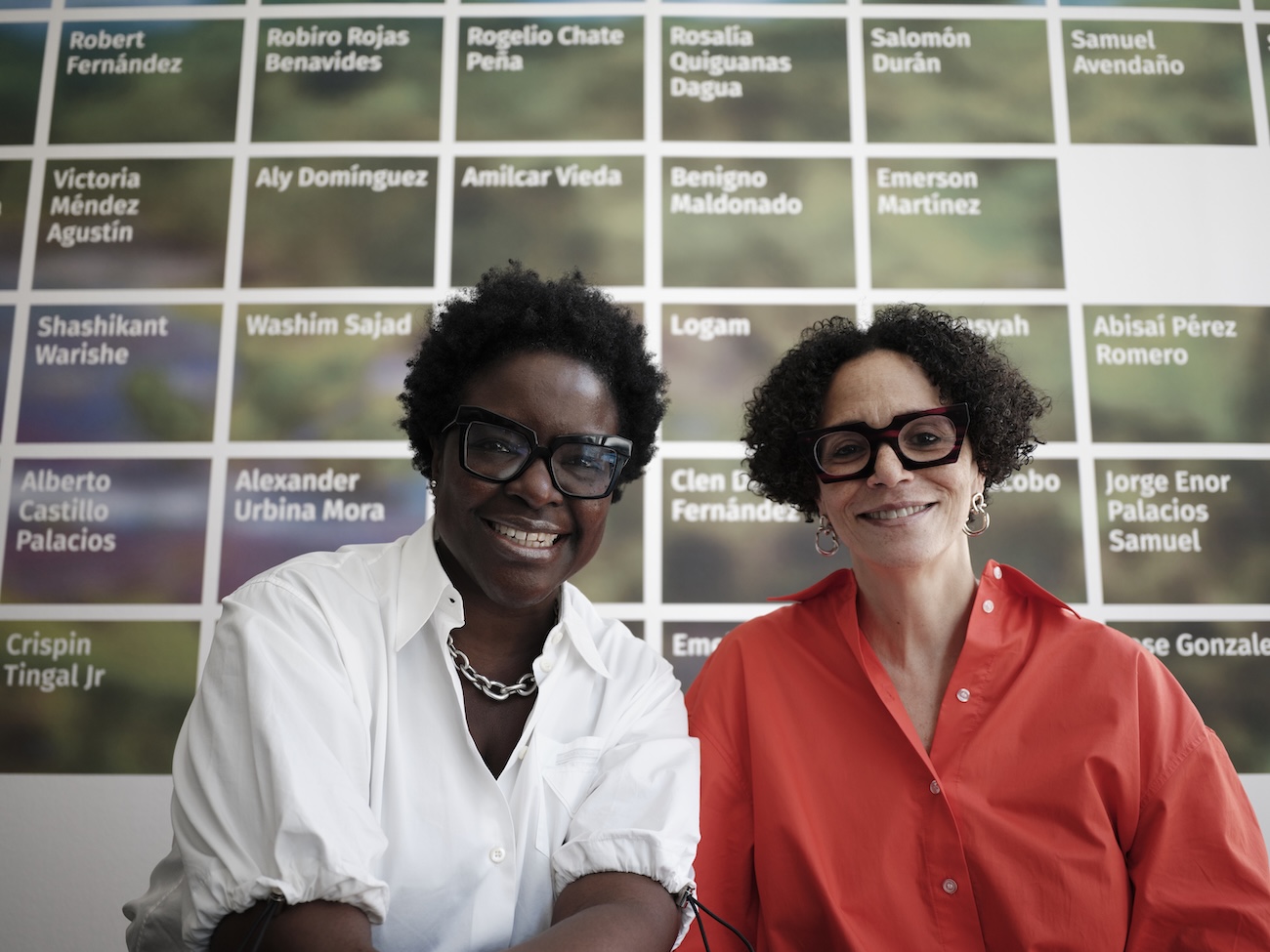 Coco Fusco and Elvira Dyangani Ose. Press Release "Coco Fusco. I Learned to Swim on Dry Land", 2025. Photo: Miquel Coll