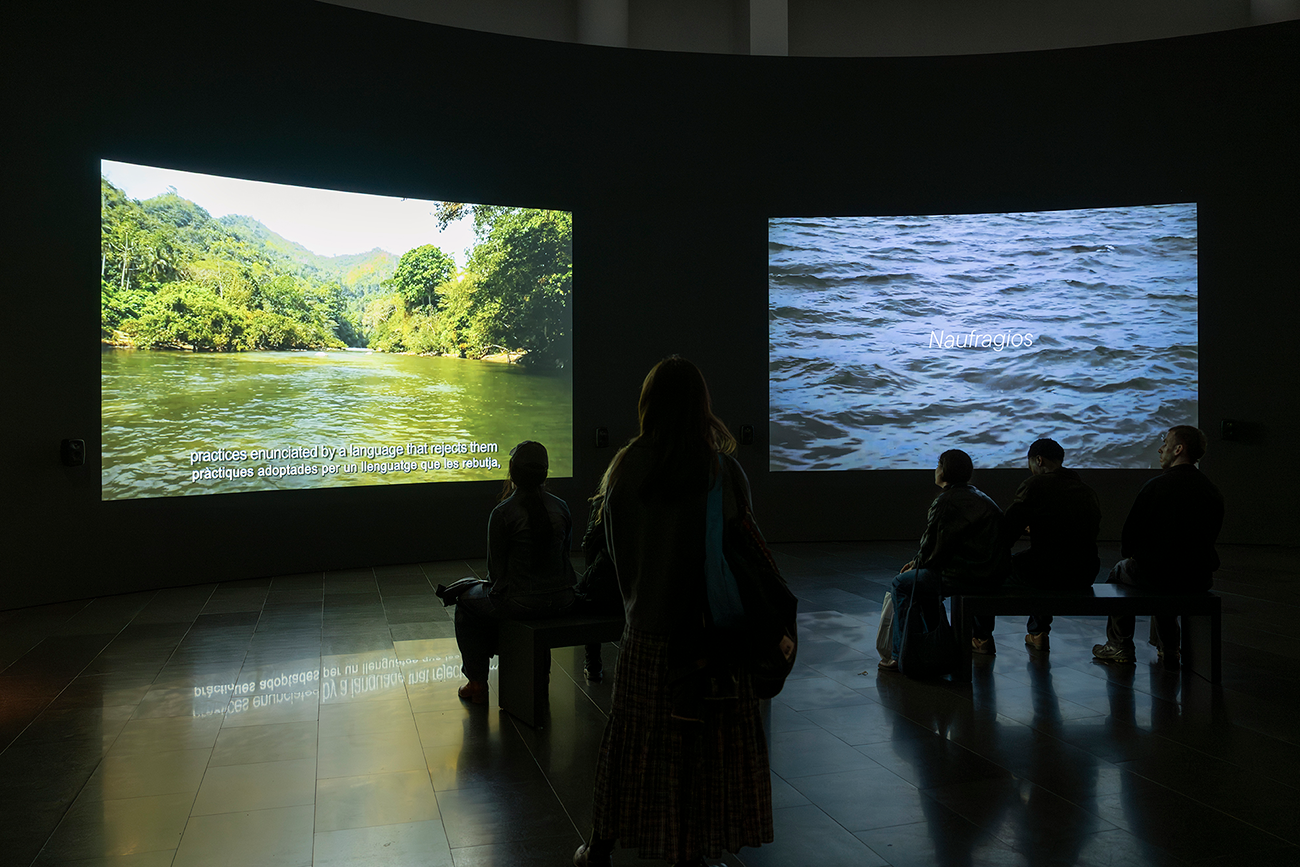 Vistes de l'exposició "Carlos Motta. Pregàries de resistència", 2025. Foto: Roberto Ruiz