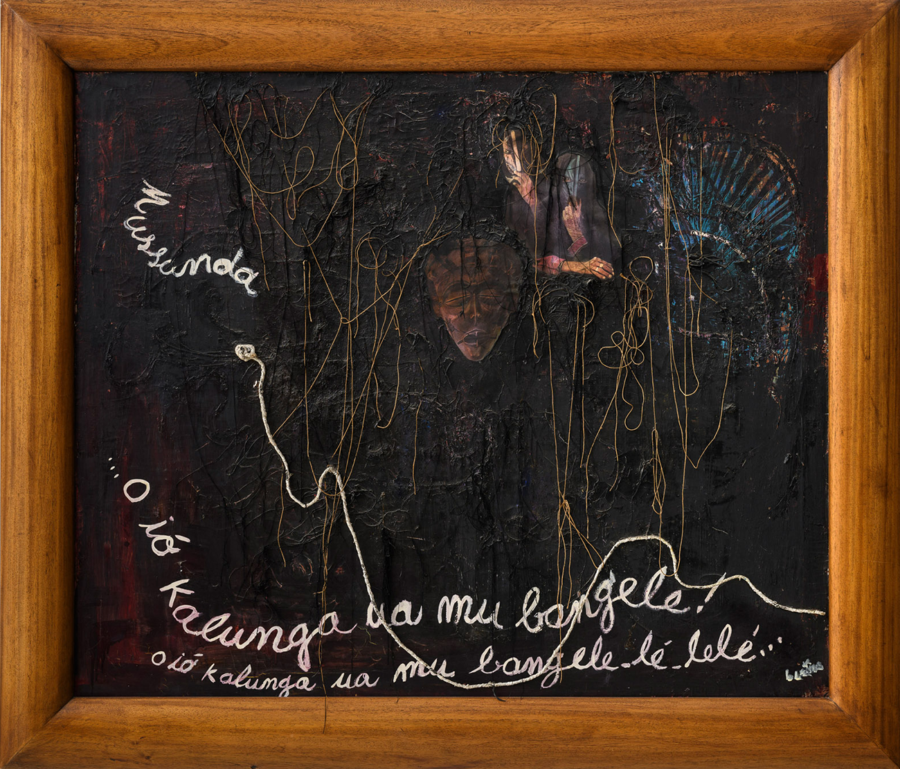 Bertina Lopes, "Mussunda (dedicated to Agostinho Neto)", 1961. © Estate of Bertina Lopes. Tia Collection. Image courtesy of the Estate of Bertina Lopes and Richard Saltoun, London, United Kingdom.