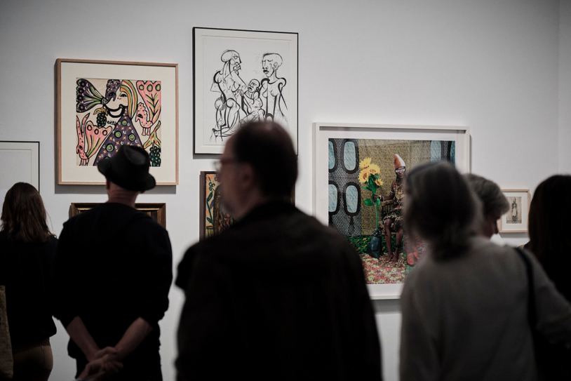 Vistes de l'exposició "Projectar un planeta negre. L’art i la cultura de Panàfrica", 2025. Foto: Miquel Coll