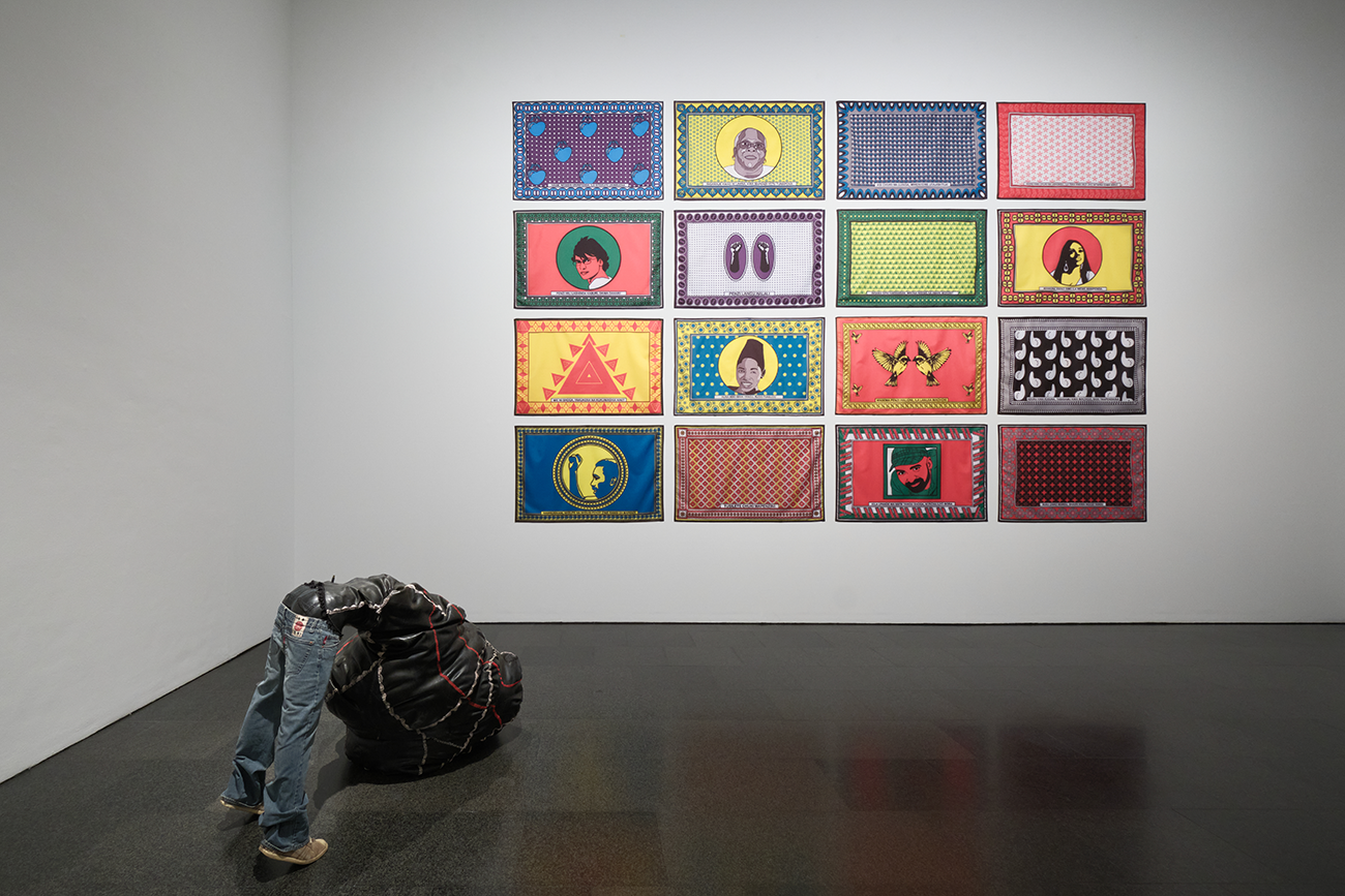 Vistes de l'exposició "Projectar un planeta negre. L’art i la cultura de Panàfrica", 2025. Foto: Miquel Coll