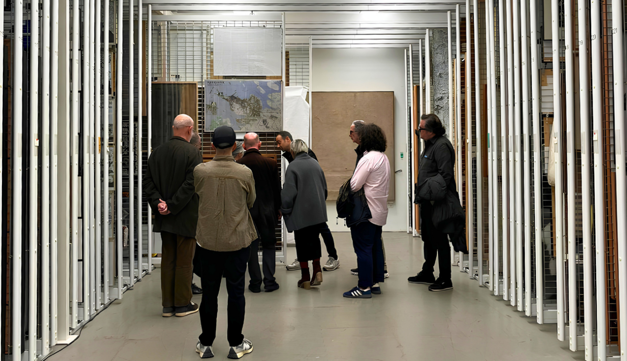 Friends visit to the MACBA storage facilities