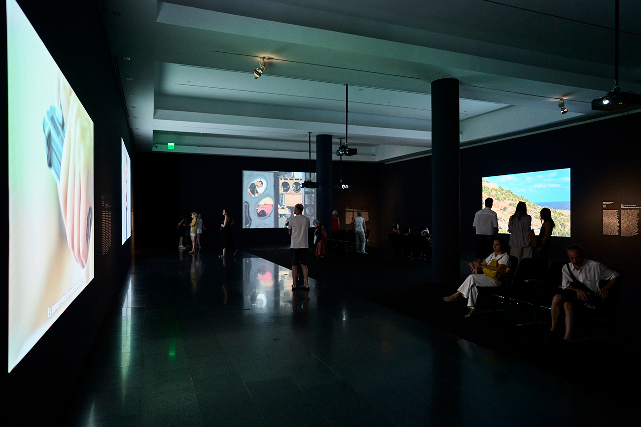 Exhibition views of "The Act of Filming: Video in the MACBA Collection", 2026. Photo: Miquel Coll