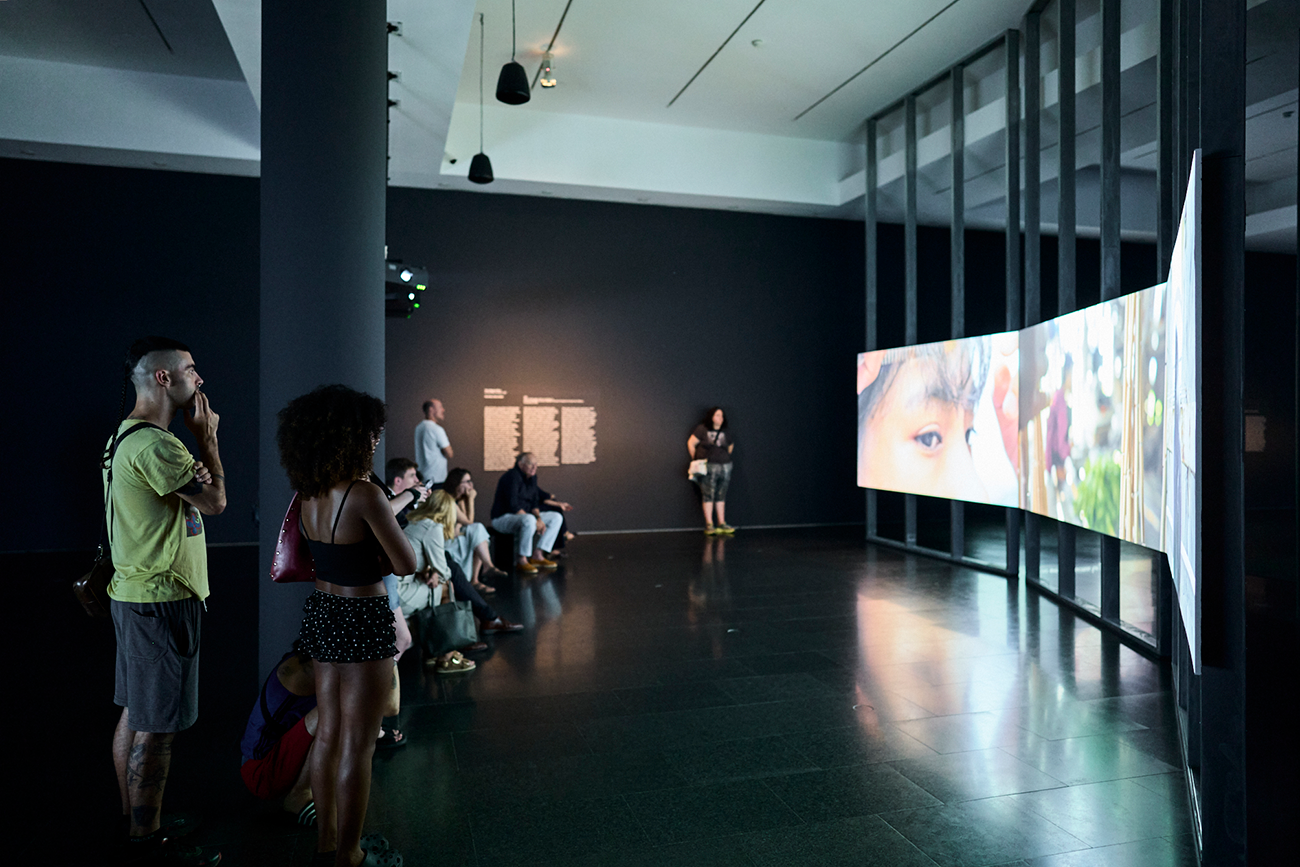 Exhibition views of "The Act of Filming: Video in the MACBA Collection", 2026. Photo: Miquel Coll
