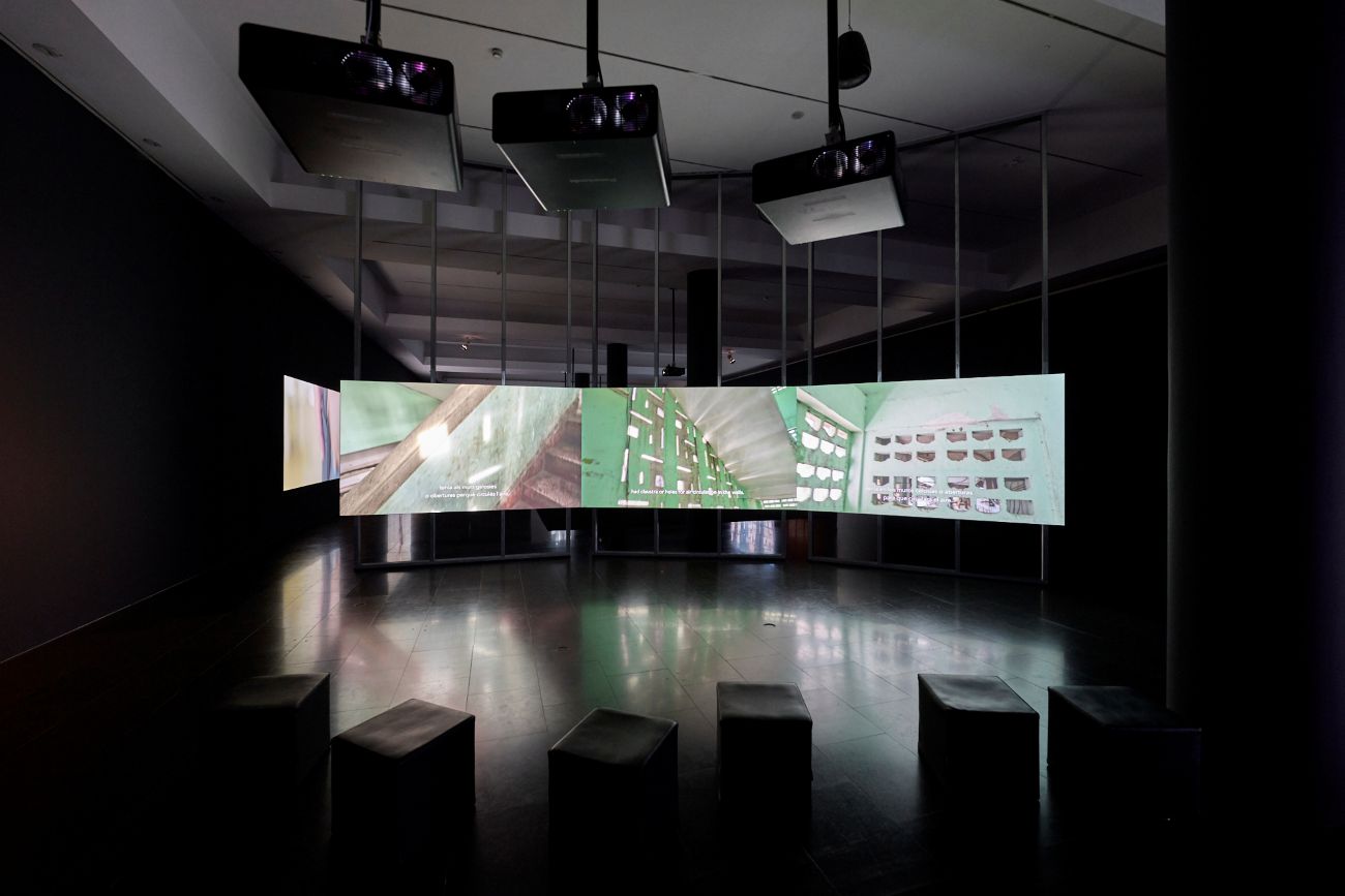 Exhibition views of "The Act of Filming: Video in the MACBA Collection", 2026. Photo: Miquel Coll
